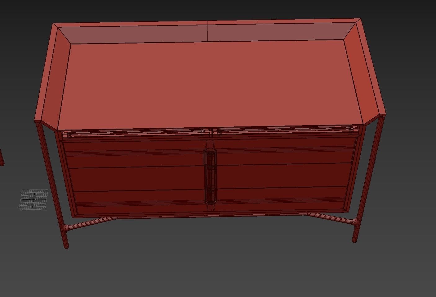 Vine chest of drawers 3D model_14