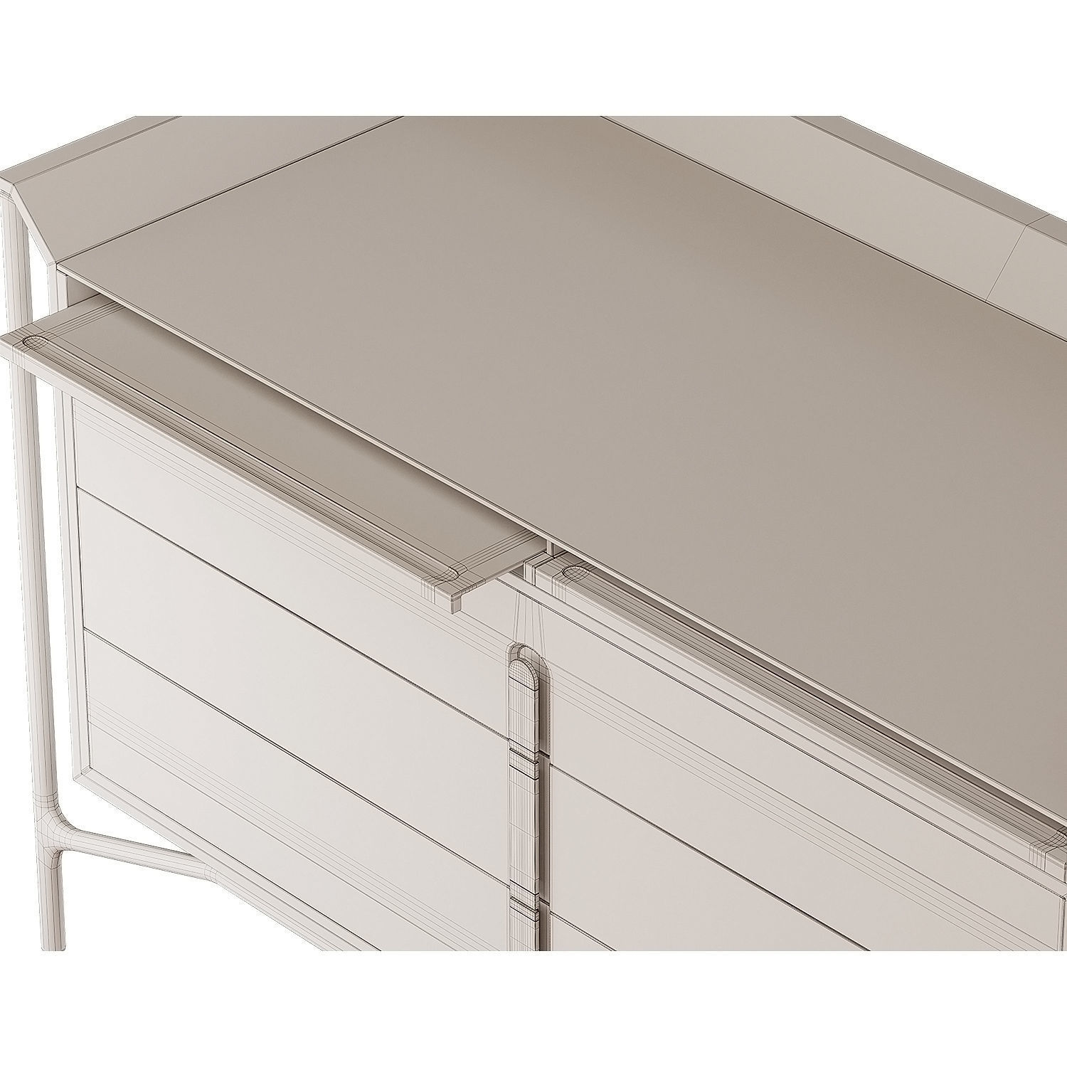 Vine chest of drawers 3D model_4