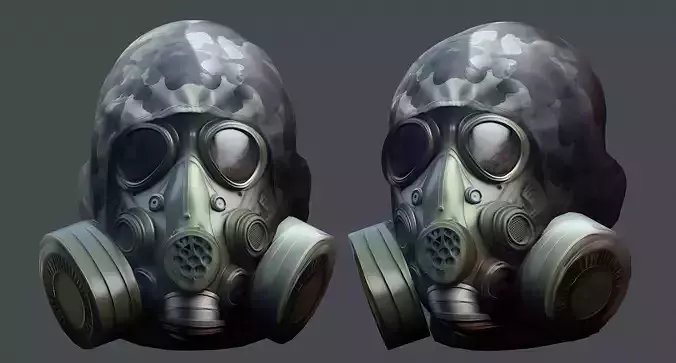 Helmet 3d model military combat Military Low-poly