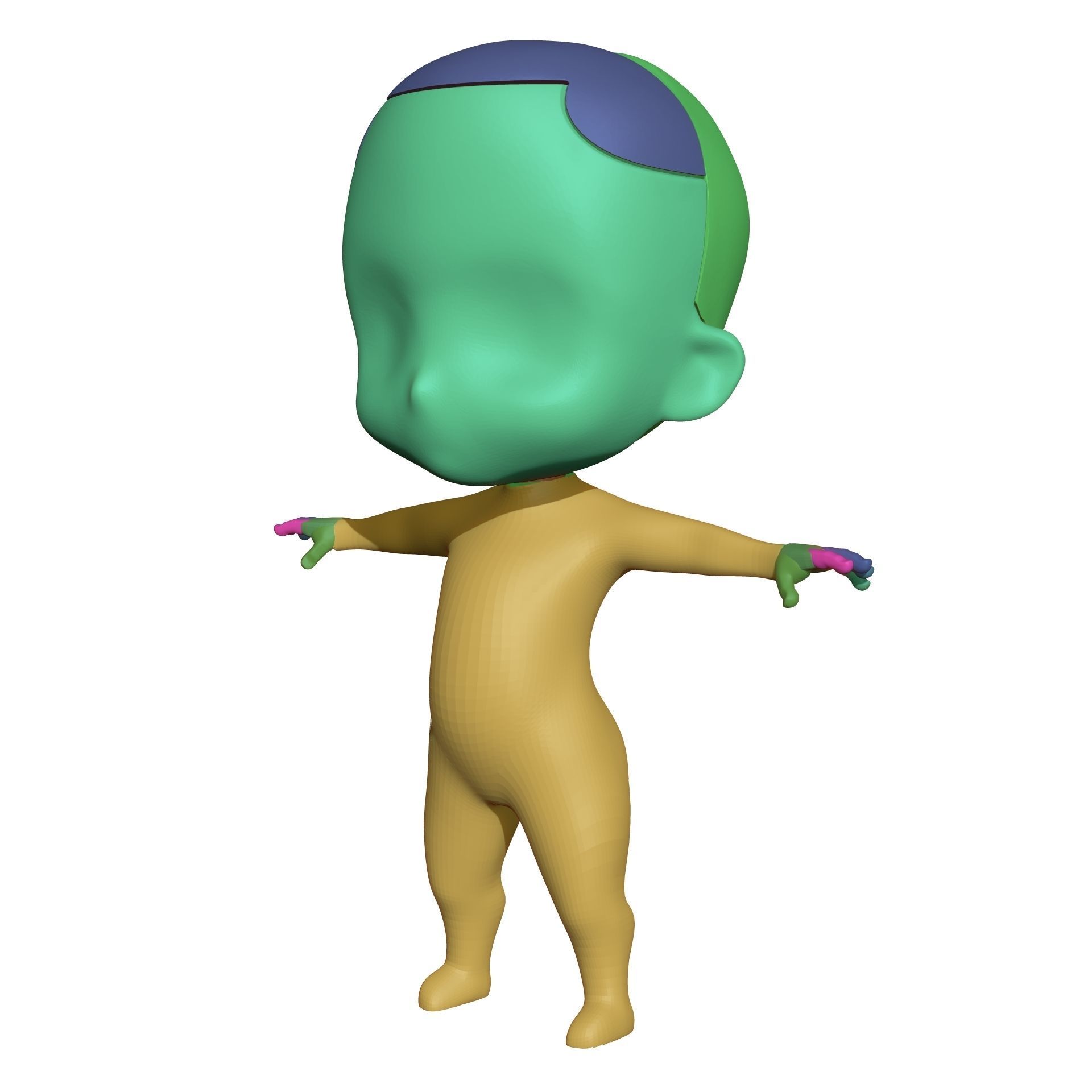 Base Mersh Chibi Male 3D print model_6