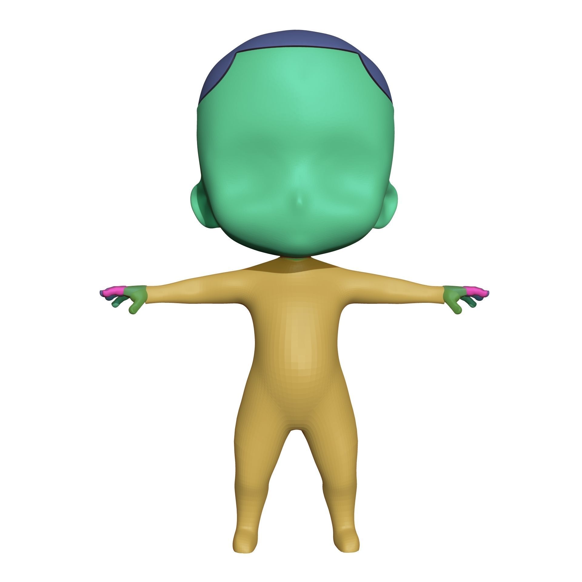 Base Mersh Chibi Male 3D print model_5