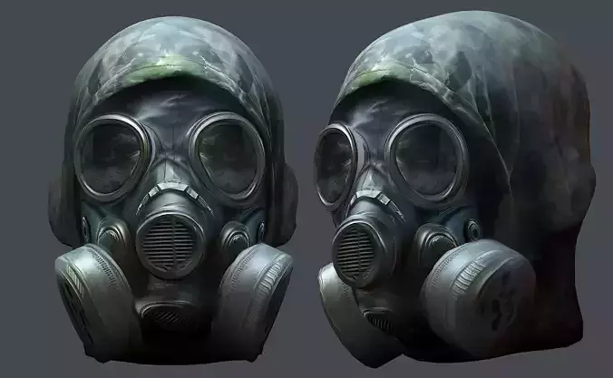 Helmet 3d model military combat Military Low-poly