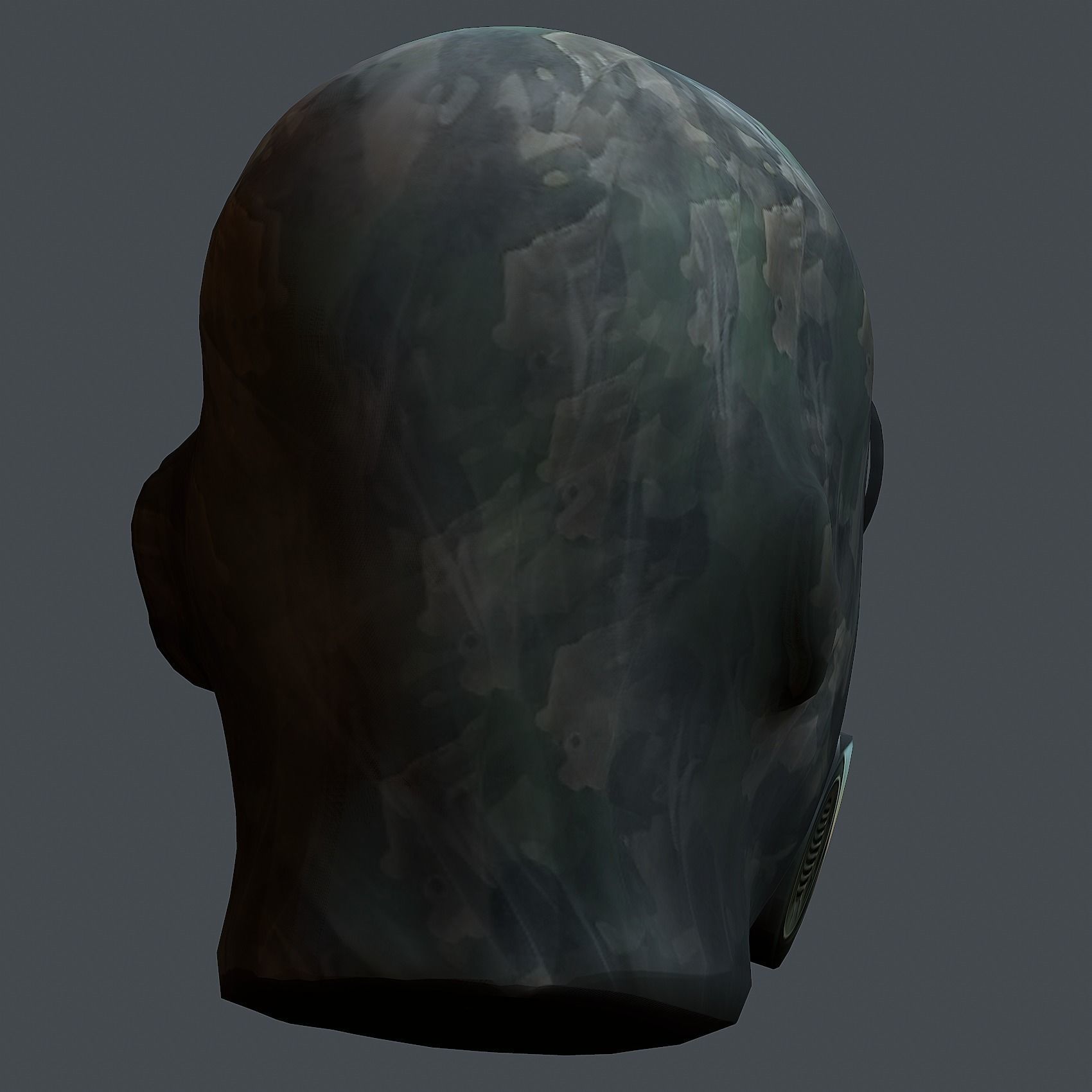 Helmet 3d model military combat Military Low-poly Low-poly 3D model_5