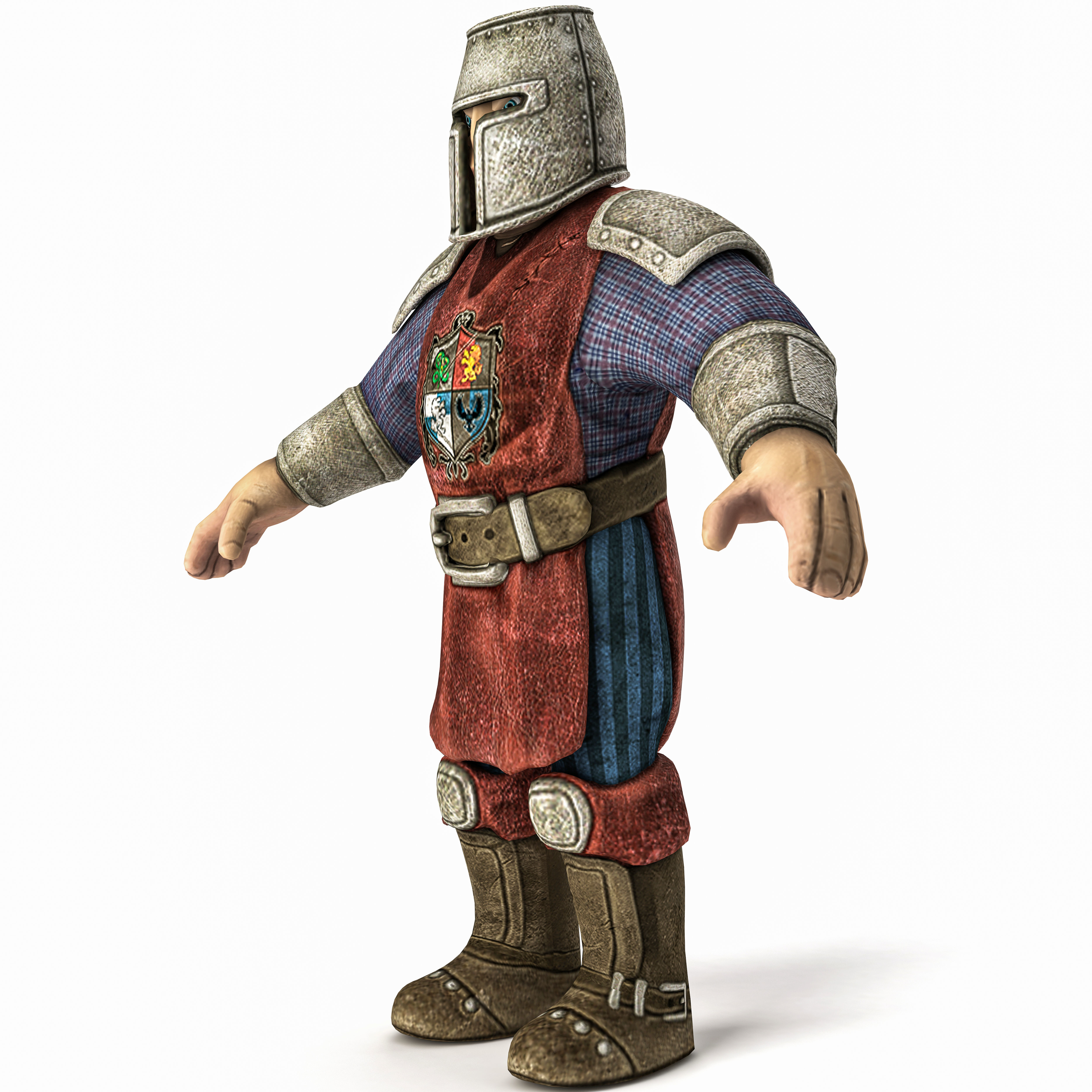 CASTEL GUARD Low-poly 3D model_1