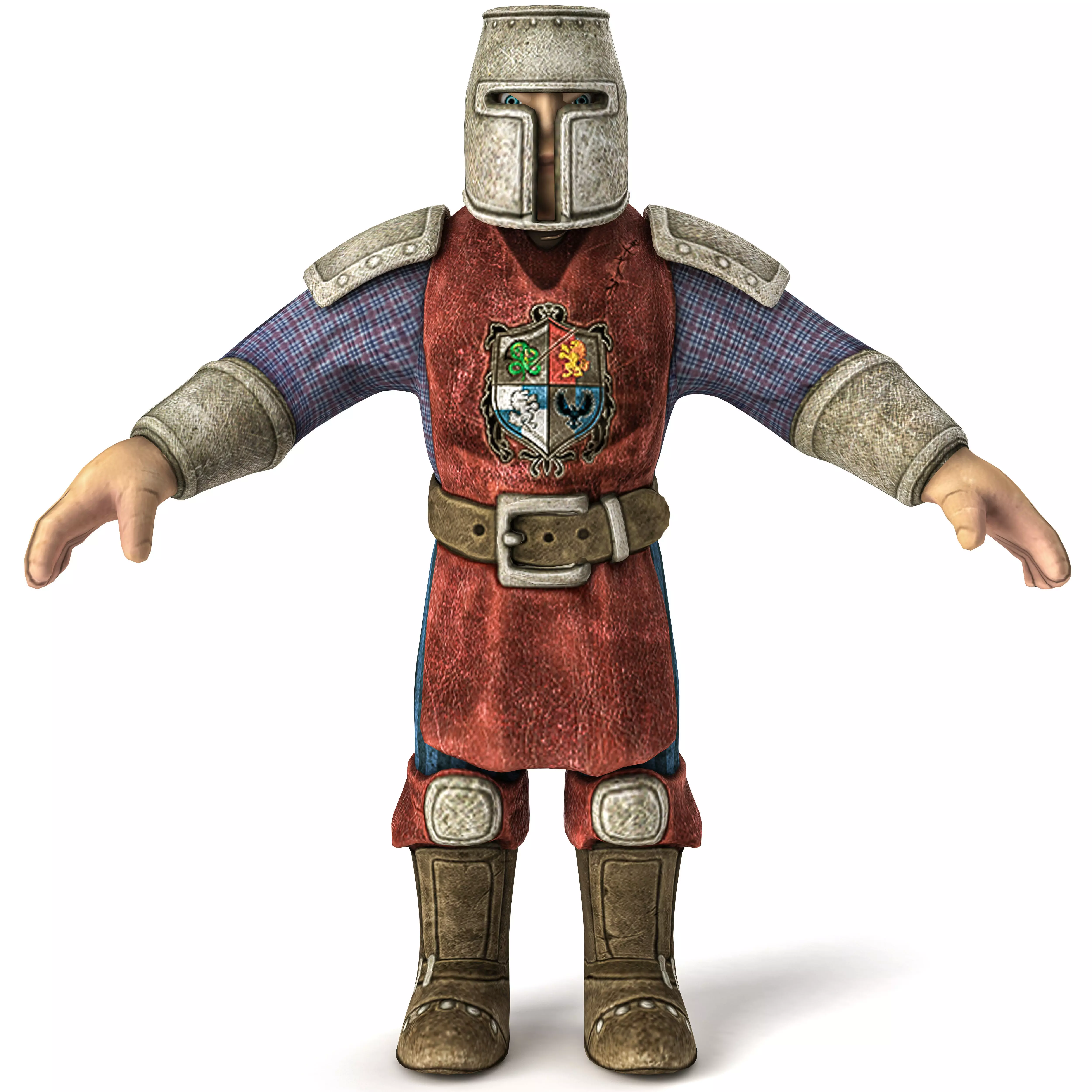 CASTEL GUARD Low-poly 3D model_0