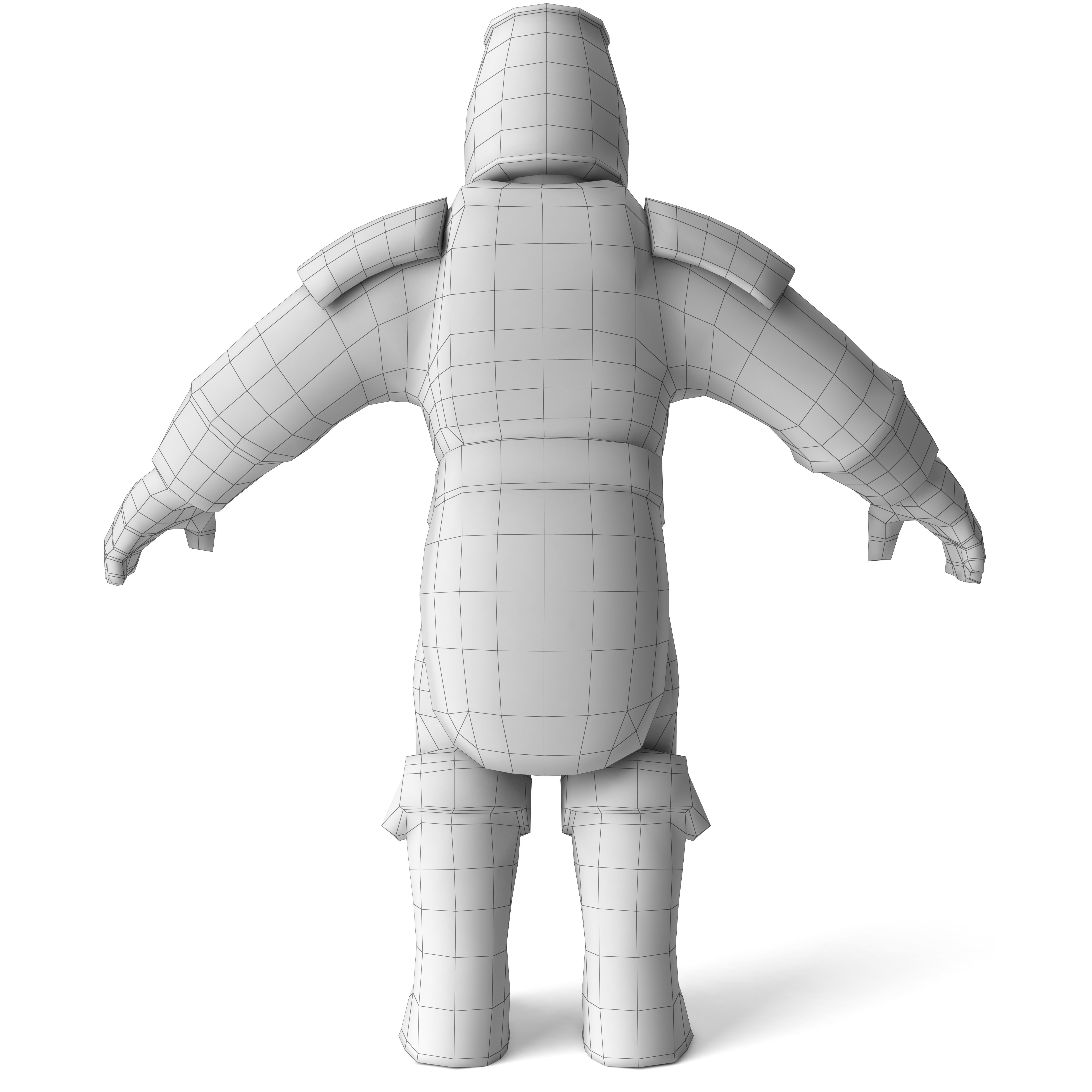 CASTEL GUARD Low-poly 3D model_6