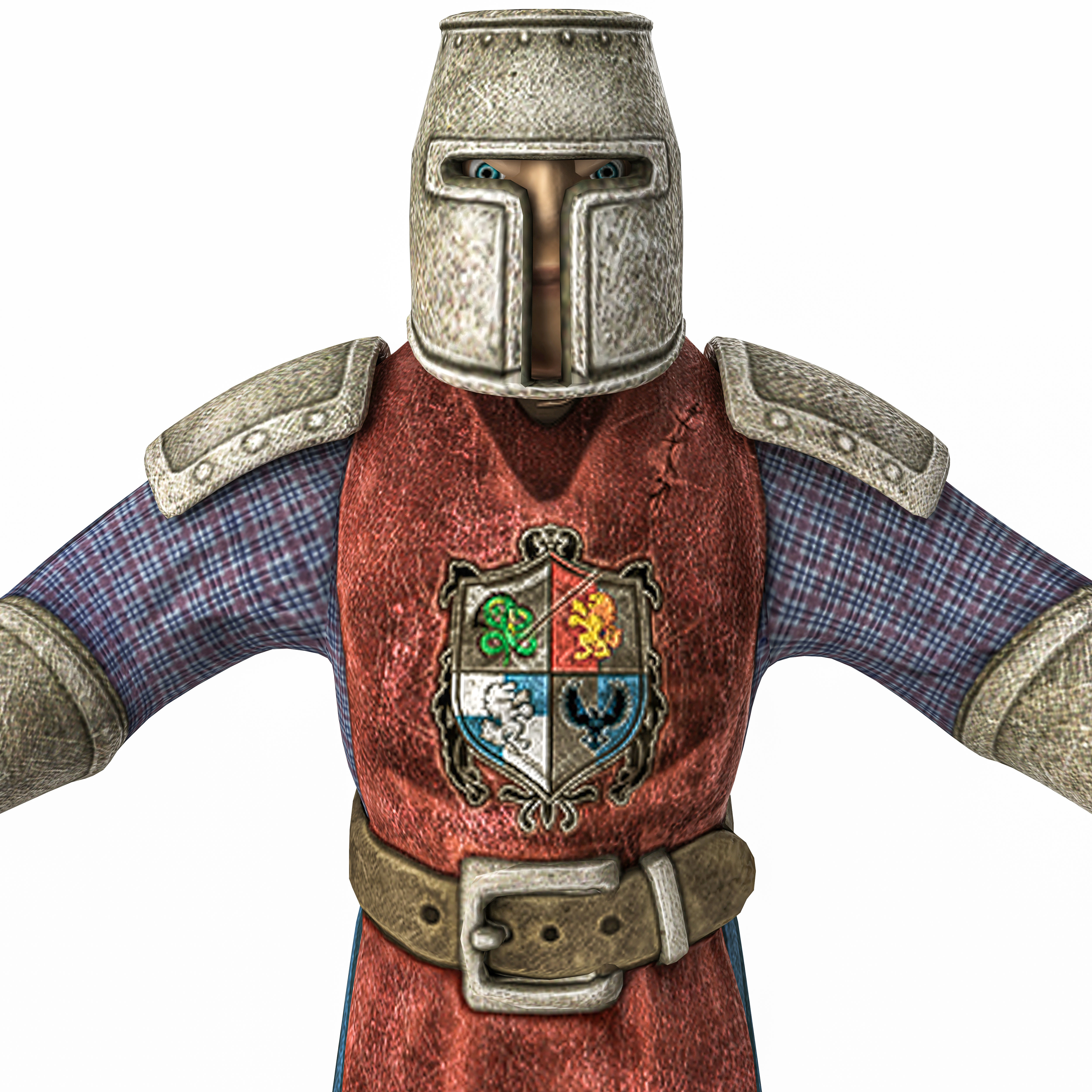 CASTEL GUARD Low-poly 3D model_4