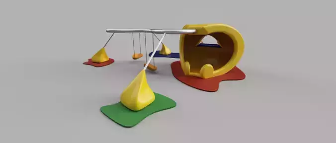 Juego Infantil 3D model