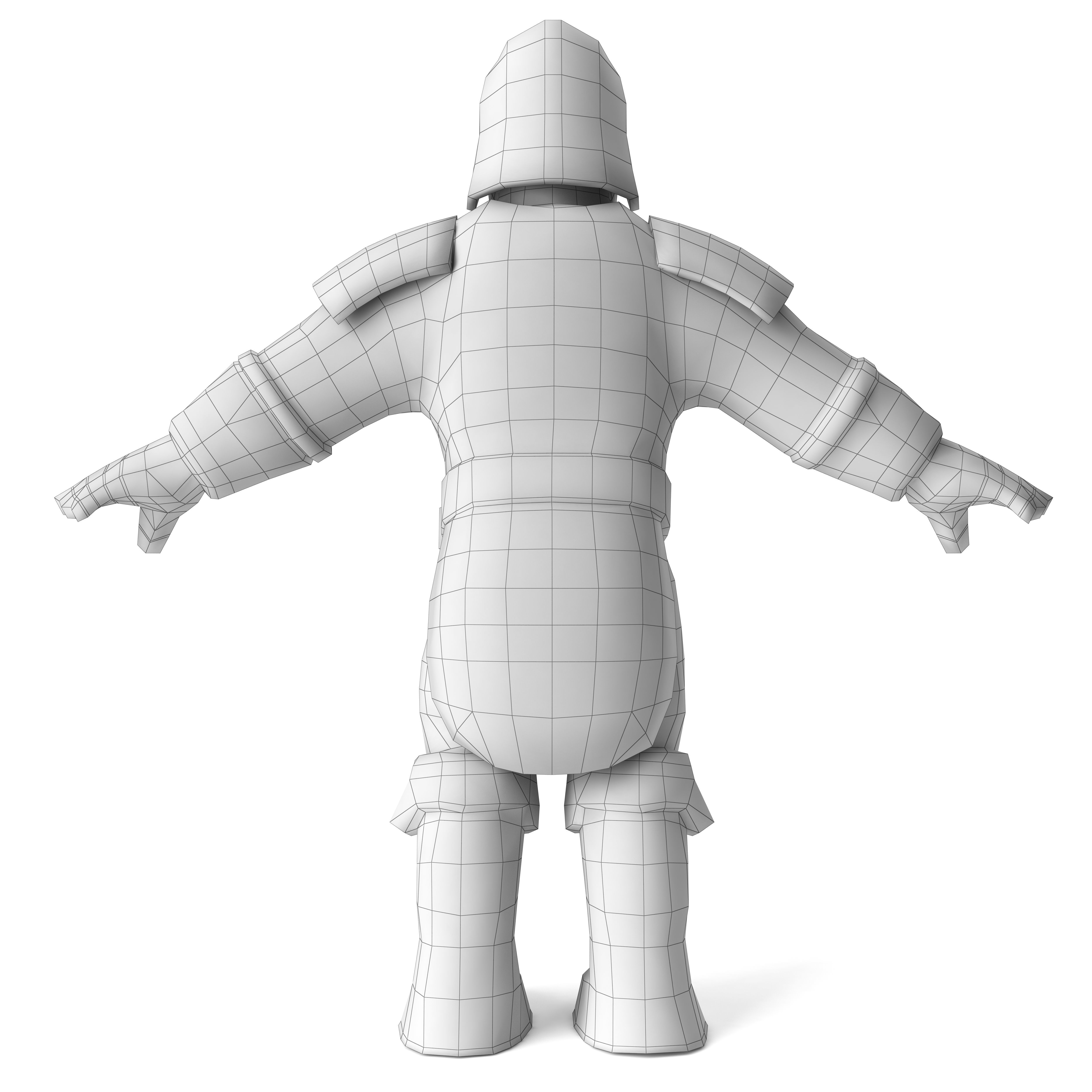 CASTEL GUARD Low-poly 3D model_6