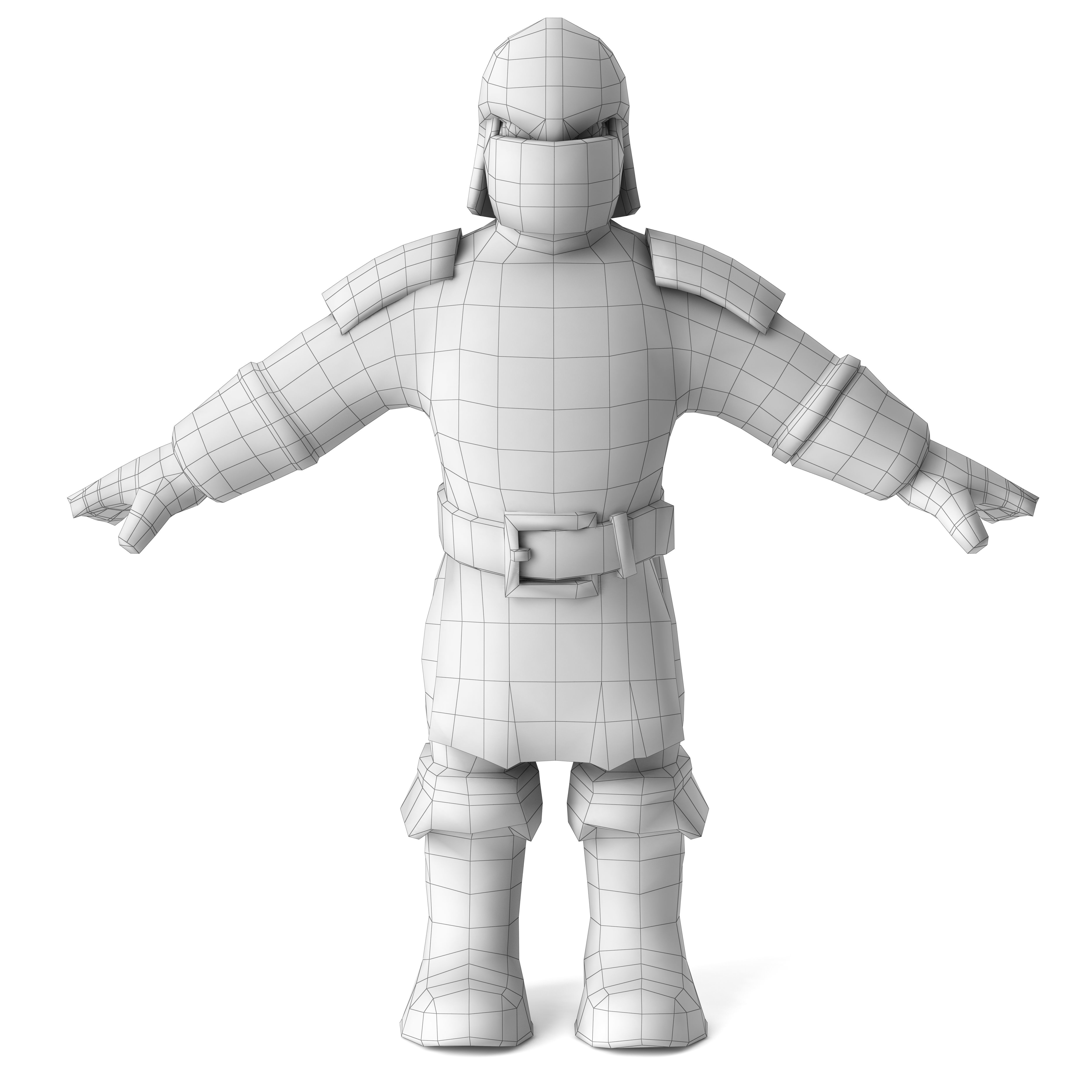 CASTEL GUARD Low-poly 3D model_5