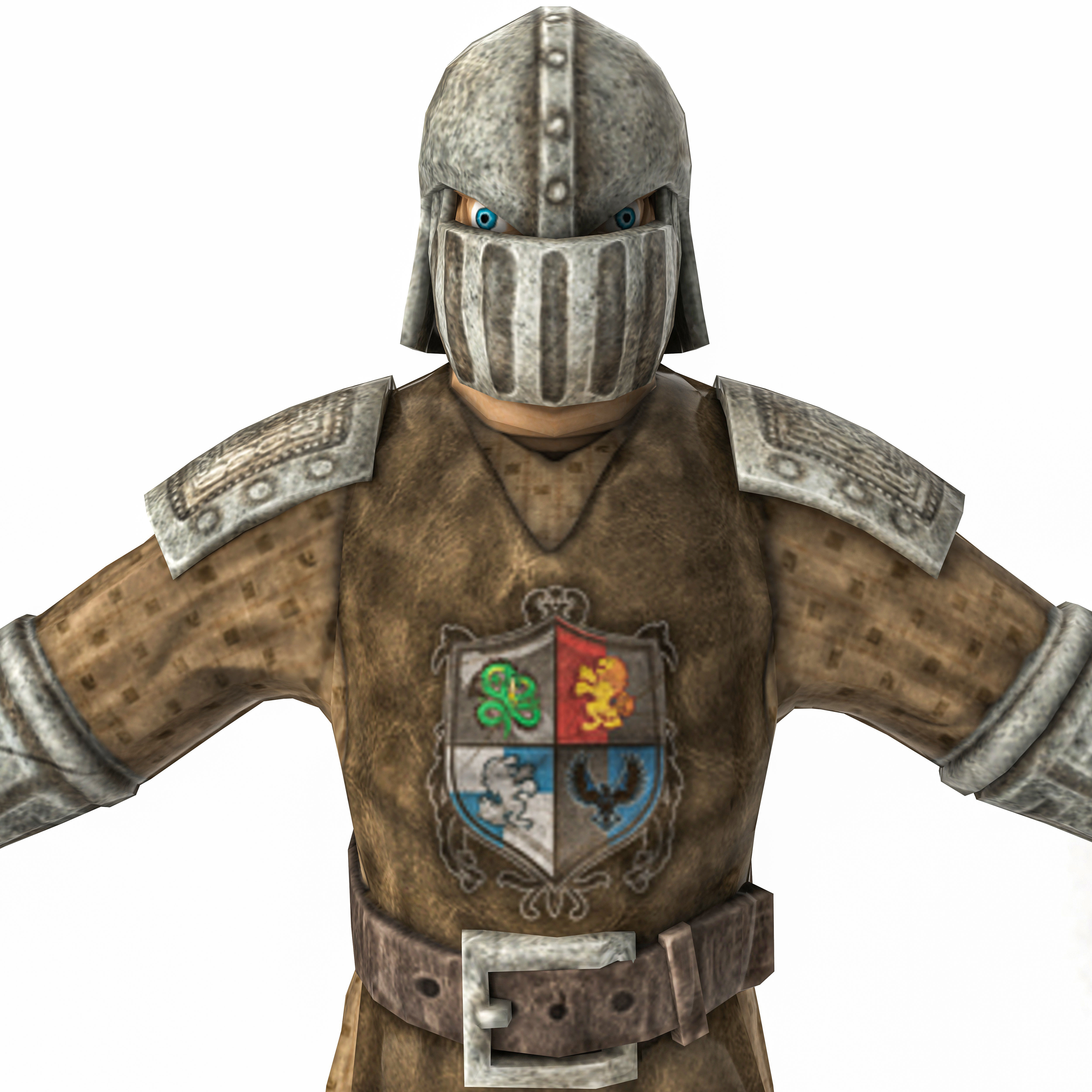 CASTEL GUARD Low-poly 3D model_4