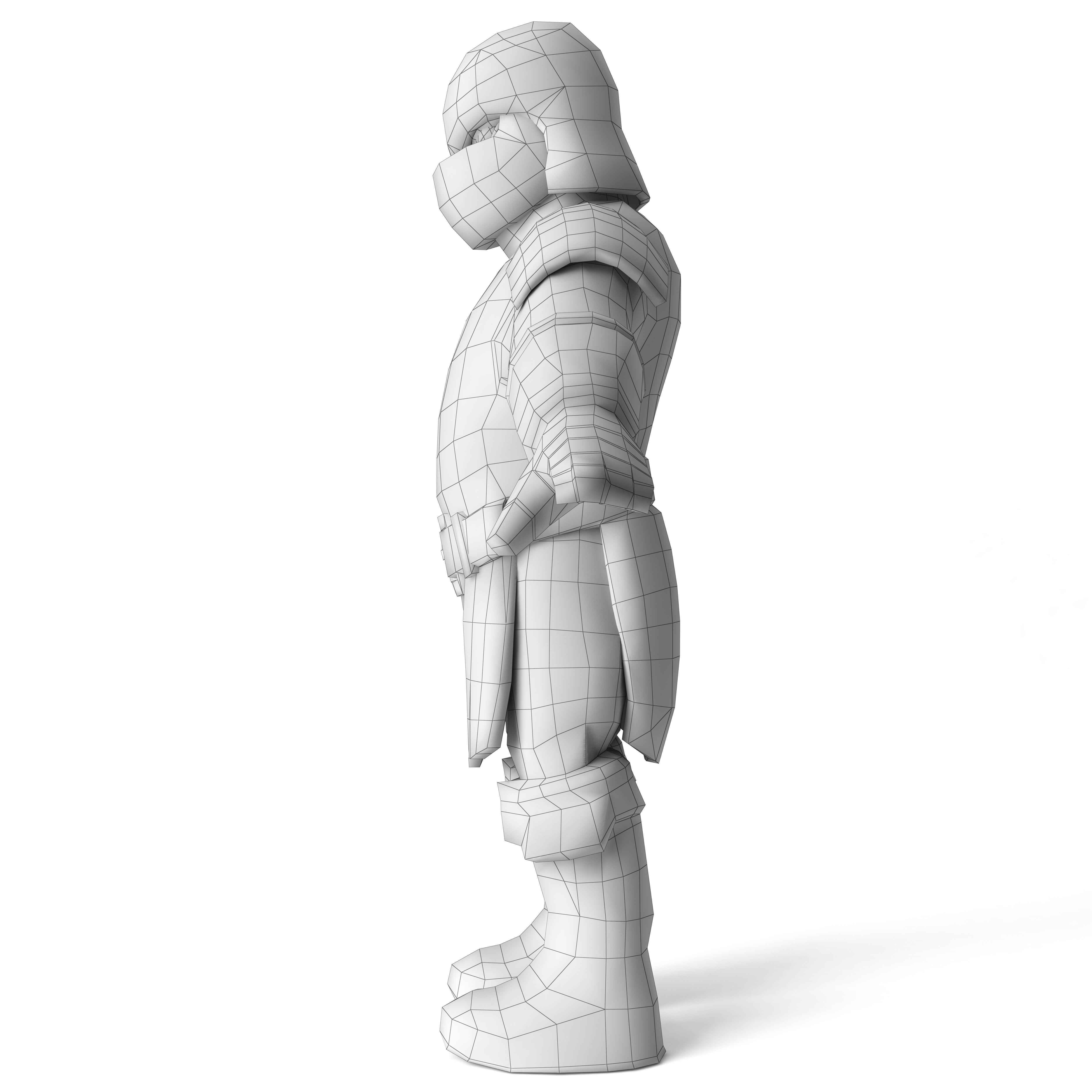 CASTEL GUARD Low-poly 3D model_7