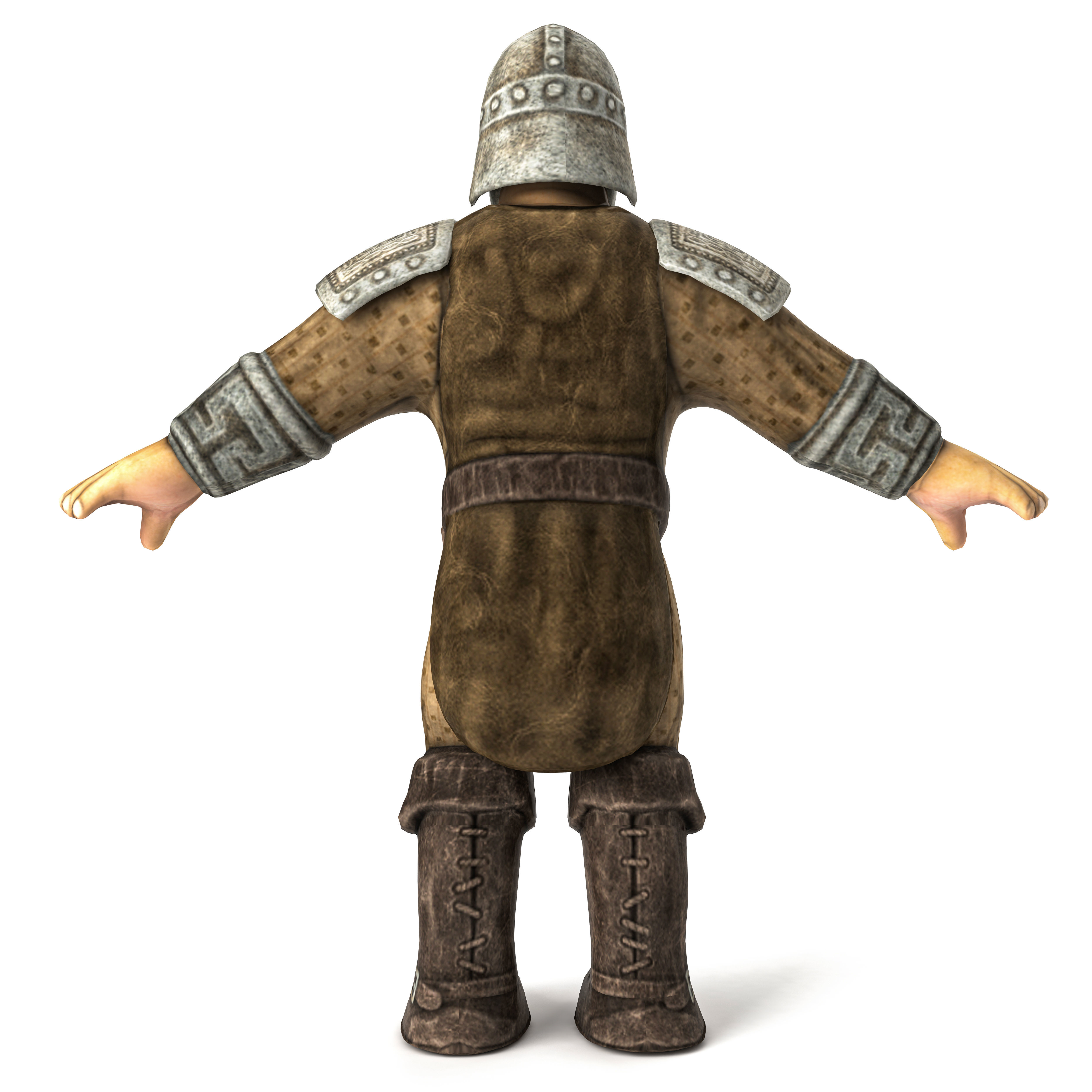 CASTEL GUARD Low-poly 3D model_1