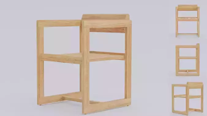 Wooden scandinavian dining chairs