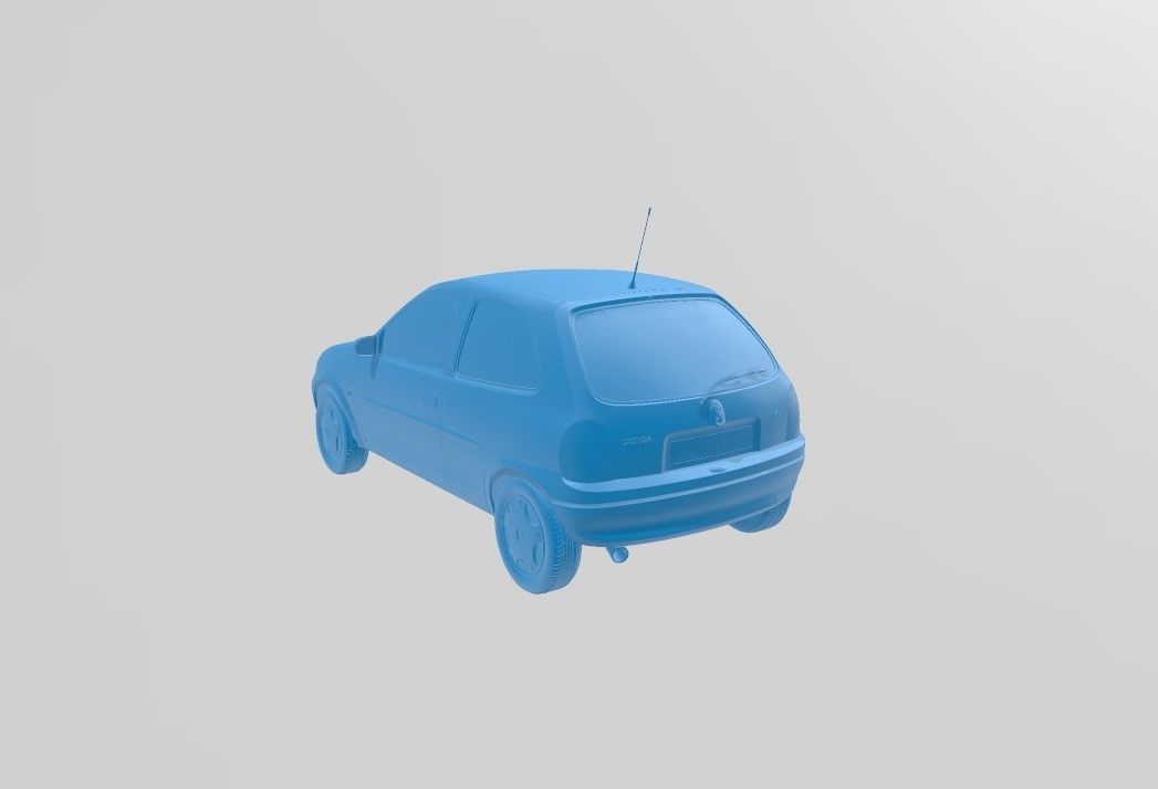 STL OPEL CORSA 1997 3D print model_3