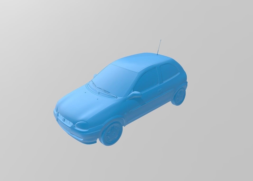 STL OPEL CORSA 1997 3D print model_1