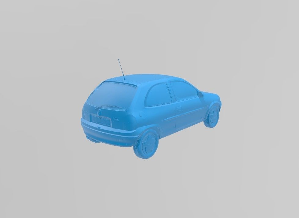 STL OPEL CORSA 1997 3D print model_4