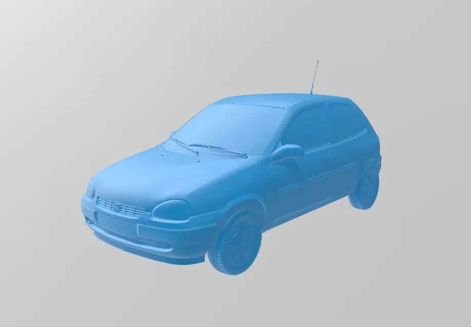 STL OPEL CORSA 1997 3D print model_0