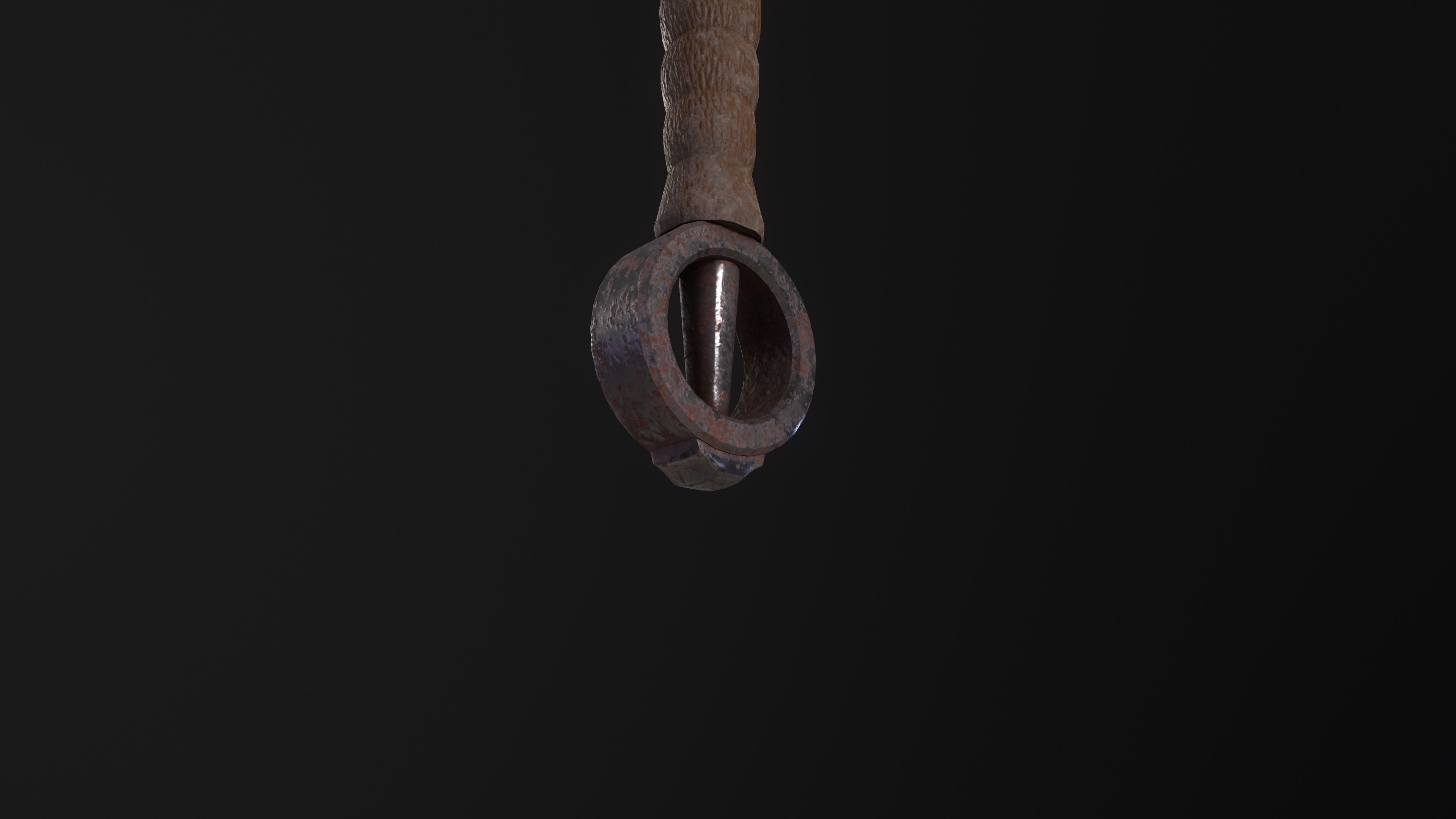 Gallowglass Claymore - A Scottish-Irish Greatsword Low-poly 3D model_20