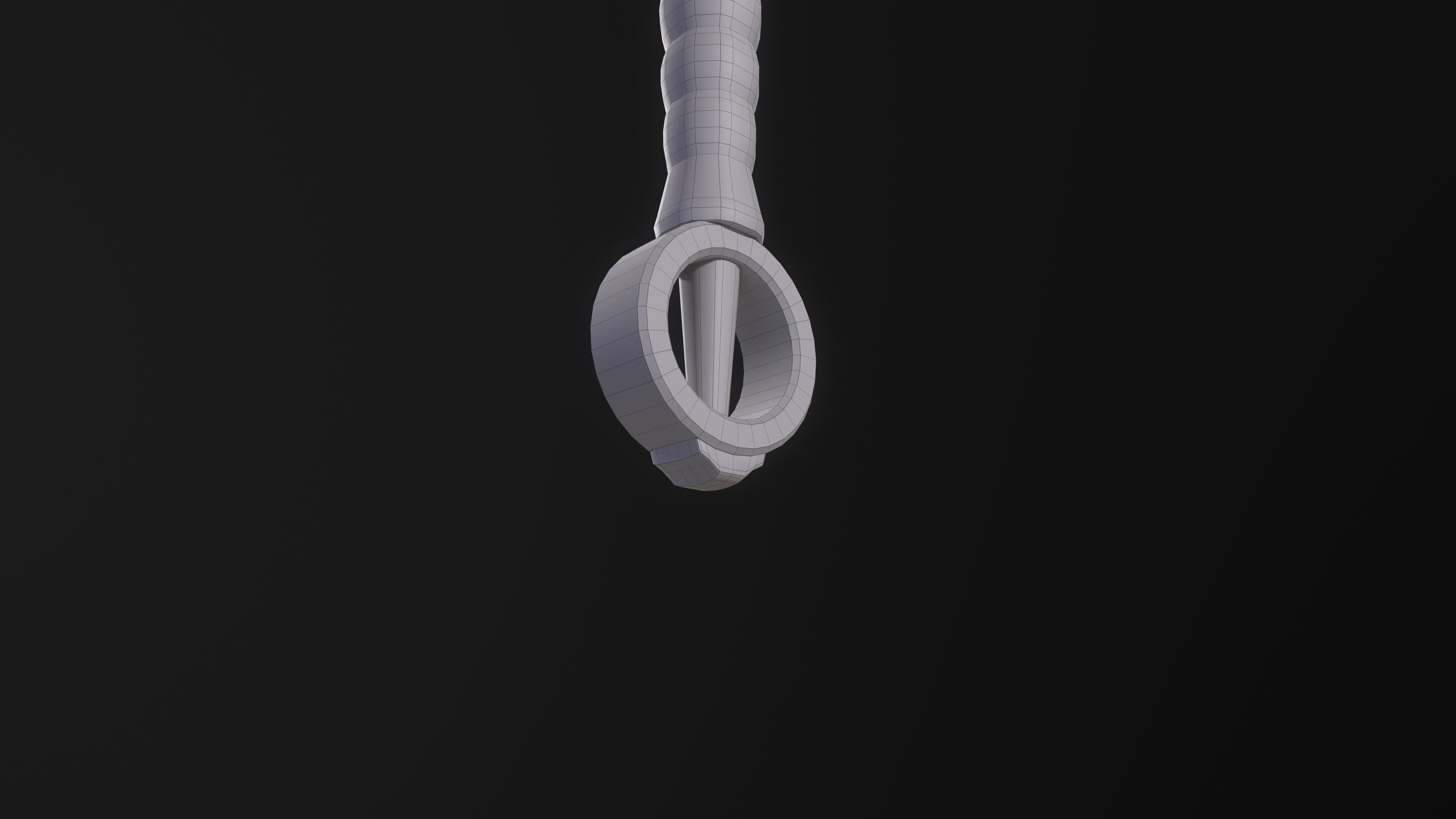 Gallowglass Claymore - A Scottish-Irish Greatsword Low-poly 3D model_29