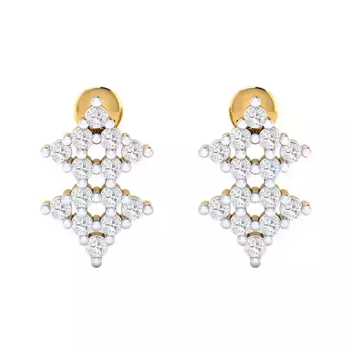 Women Earrings STL JCD OBJ FBX Renders Details