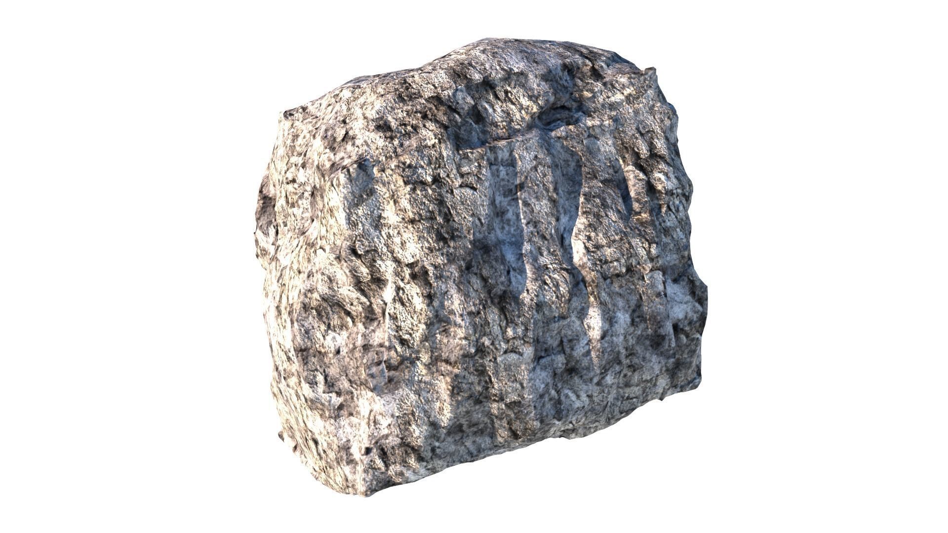two Cliff pack Free 3D model_1