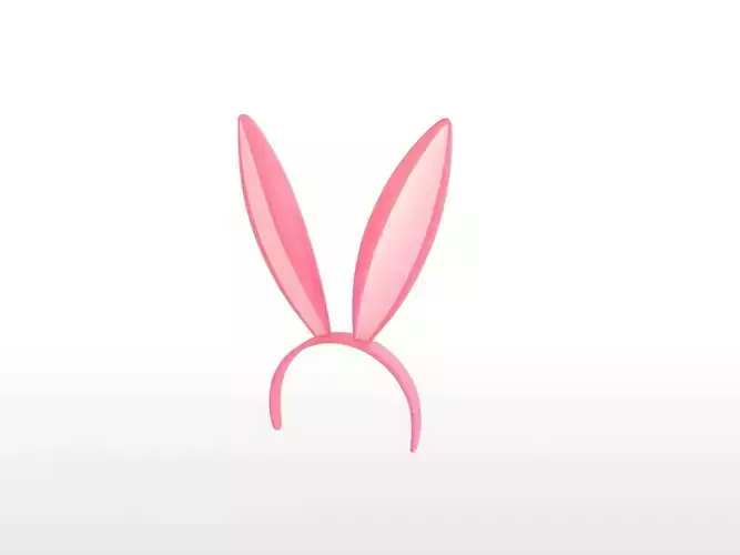 Headband014 Bunny Headband