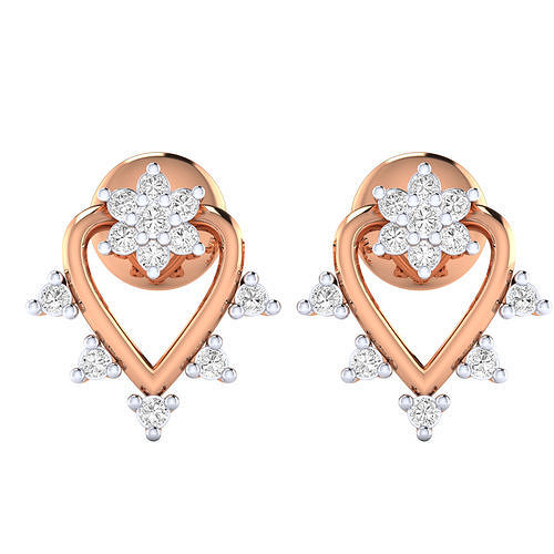 Women Earrings STL JCD OBJ FBX Renders Details 3D print model