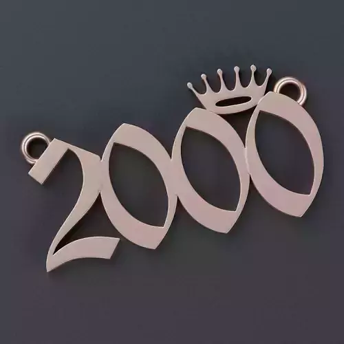 Number Necklace Birth Year