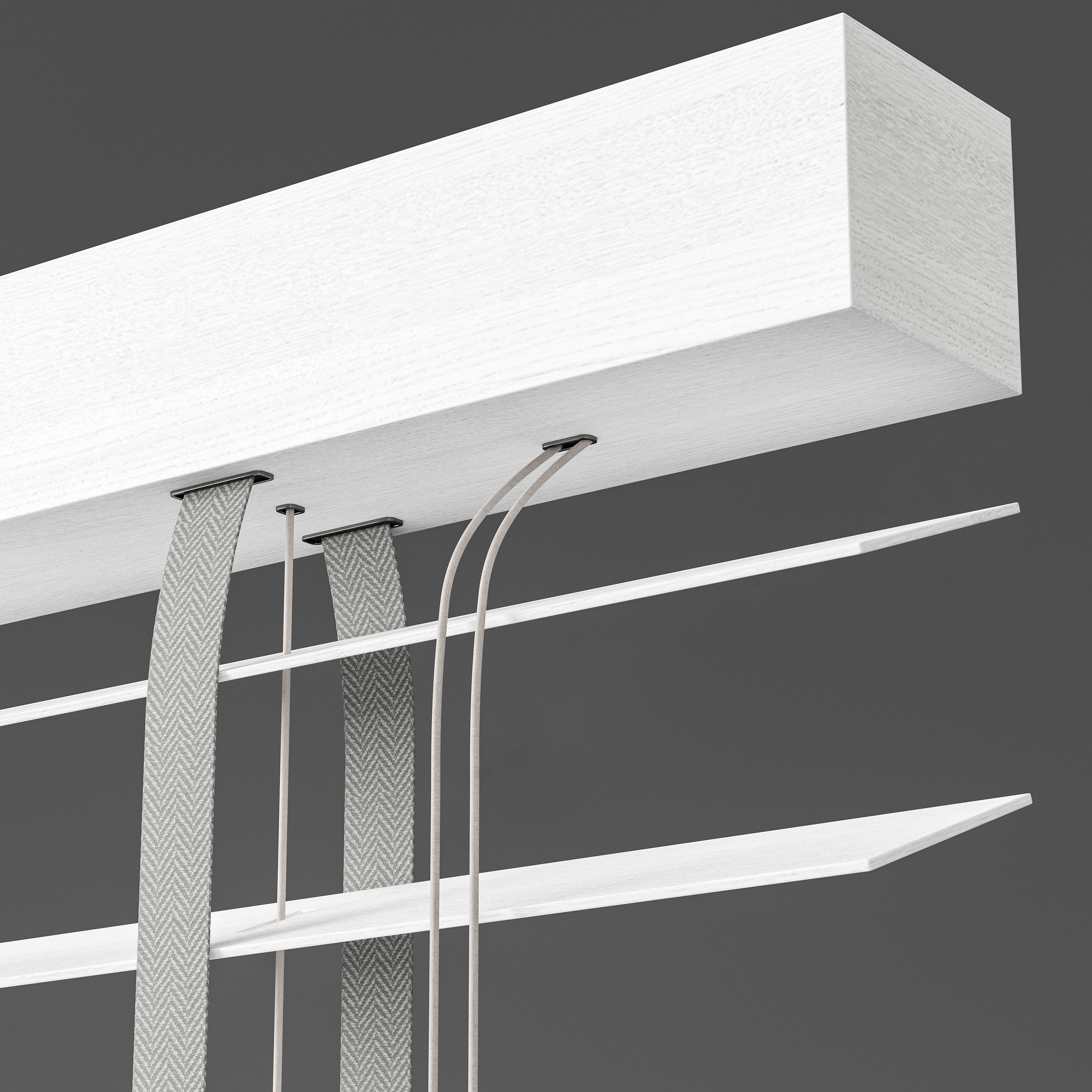 Wooden blinds Set 05 3D model_2