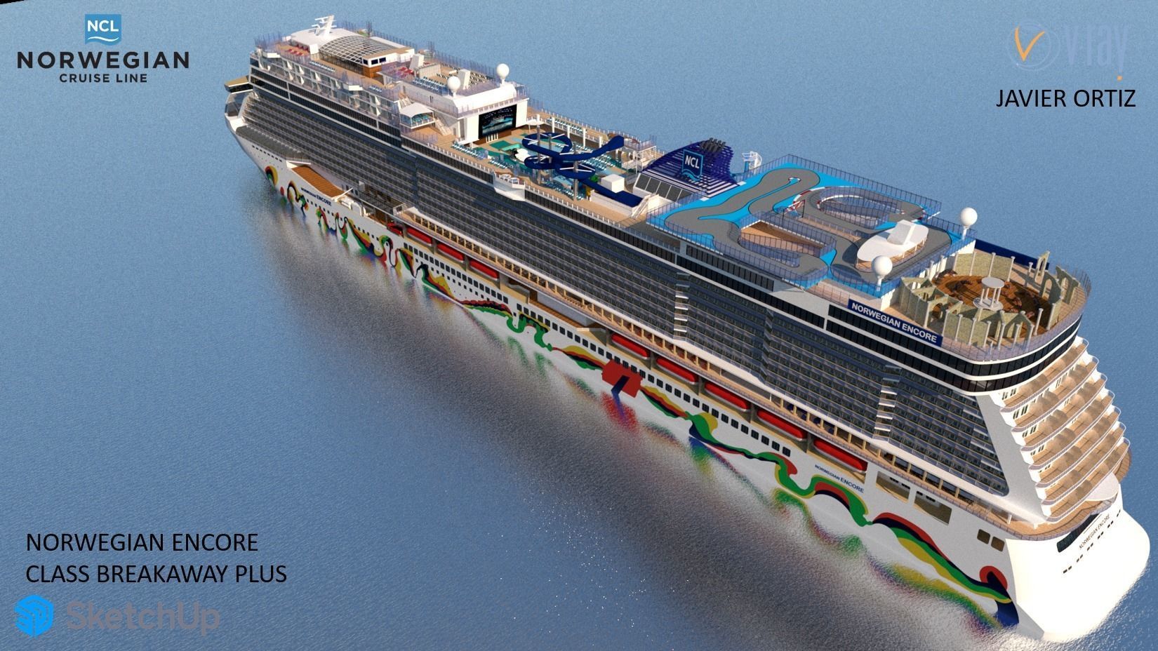 Norwegian Encore 3D model_4