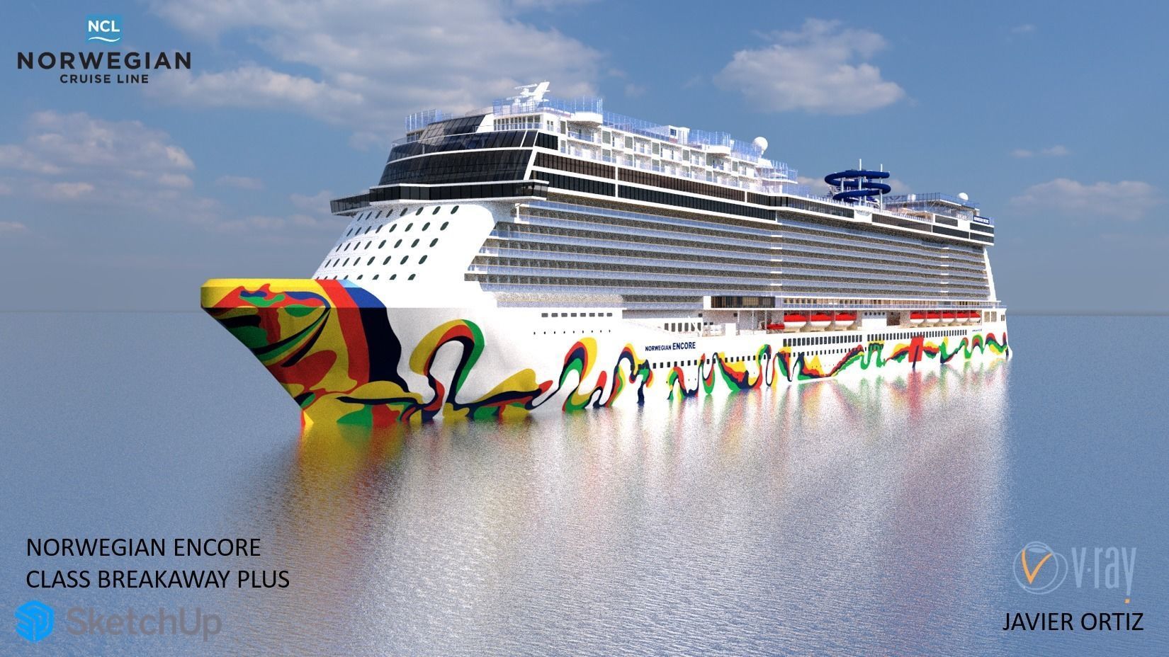 Norwegian Encore 3D model_3