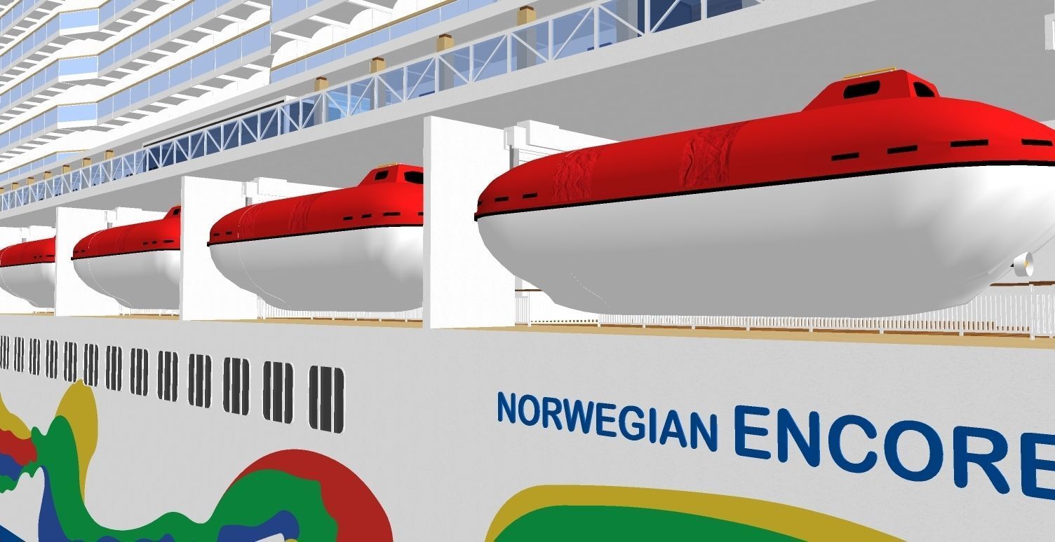 Norwegian Encore 3D model_6