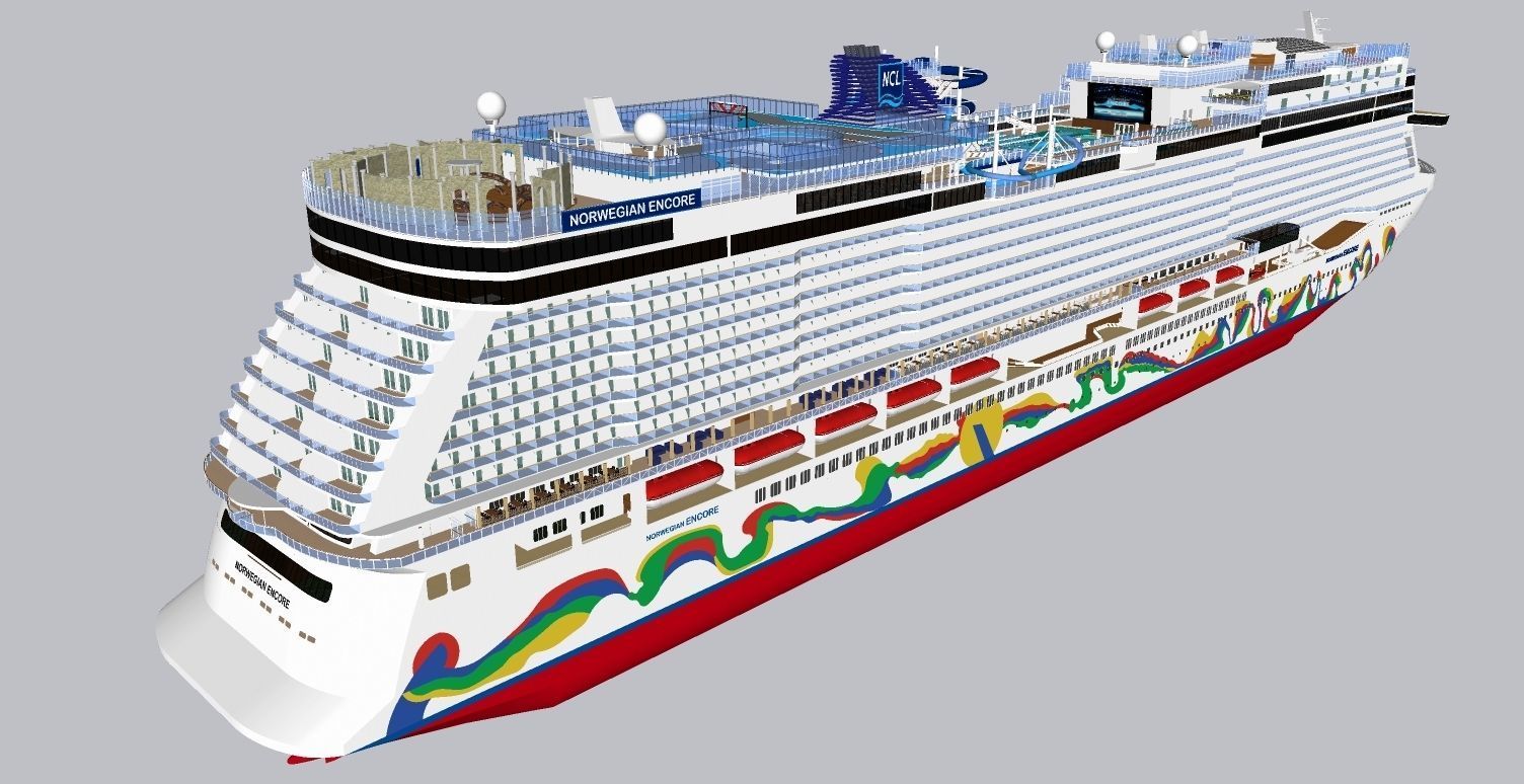 Norwegian Encore 3D model_7