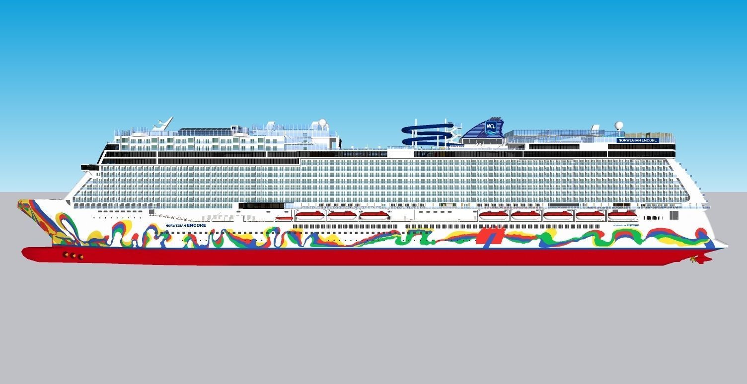 Norwegian Encore 3D model_8
