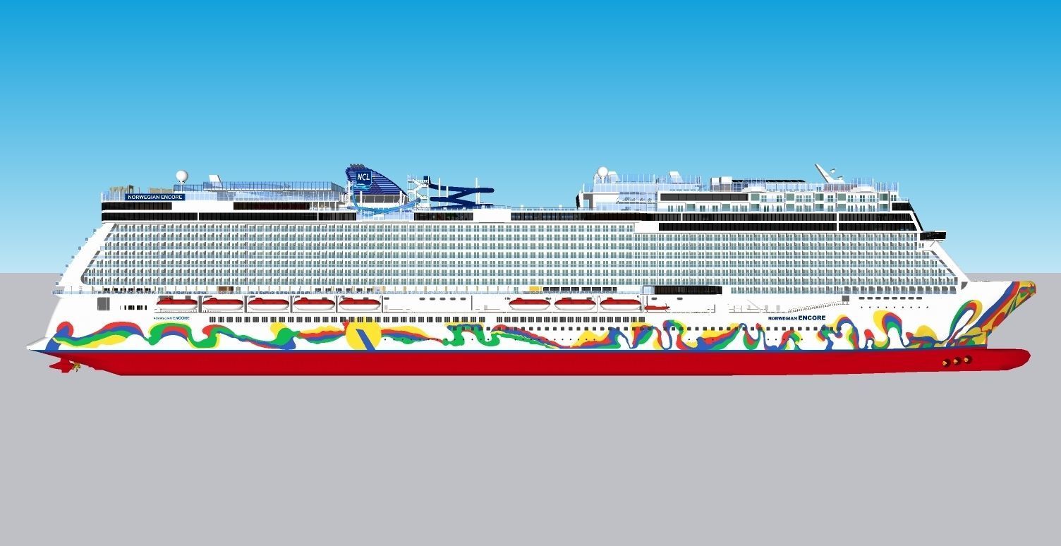 Norwegian Encore 3D model_37