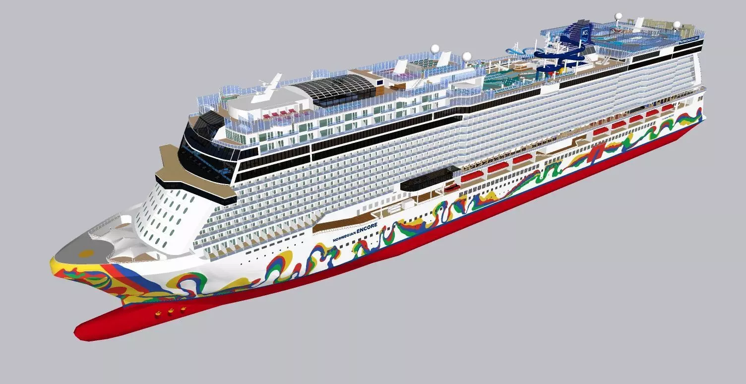 Norwegian Encore 3D model_0