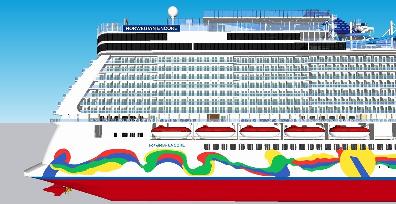 Norwegian Encore 3D model_40