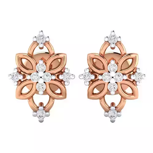 Women Earrings STL JCD OBJ FBX Renders Details