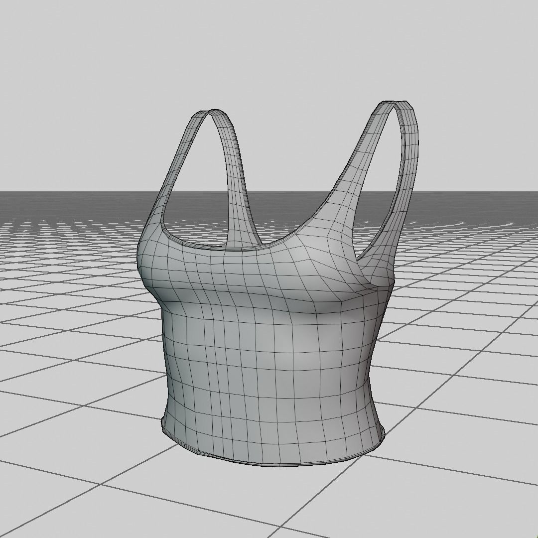 Kint Top Low-poly 3D model_5