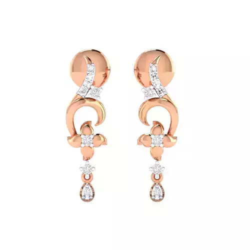 Women Earrings STL JCD OBJ FBX Renders Details