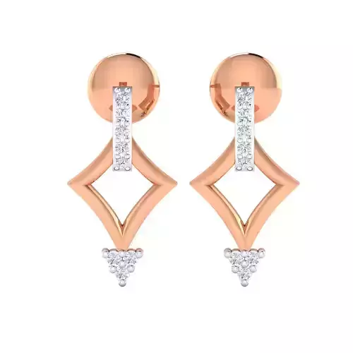 Women Earrings STL JCD OBJ FBX Renders Details