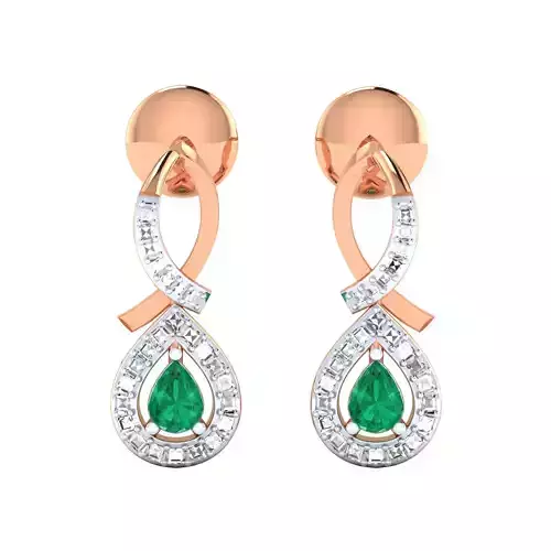 Women Earrings STL JCD OBJ FBX Renders Details
