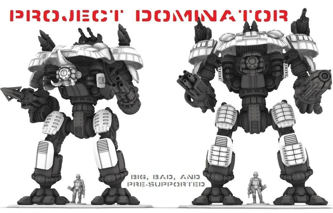Project Dominator Gunslinger-S Long Range Variant 3D print model_35