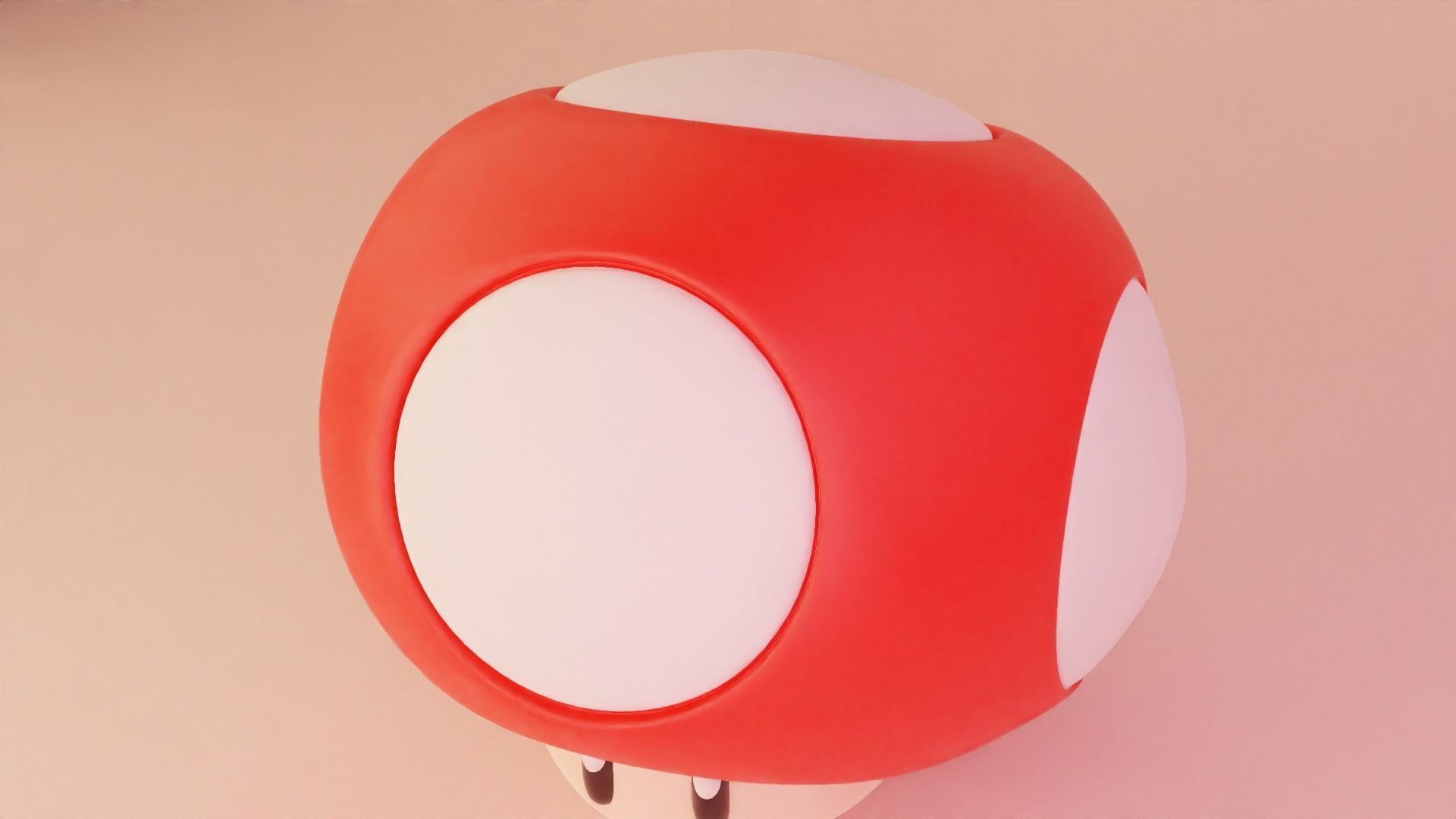 Mushroom Mario 3D model_7