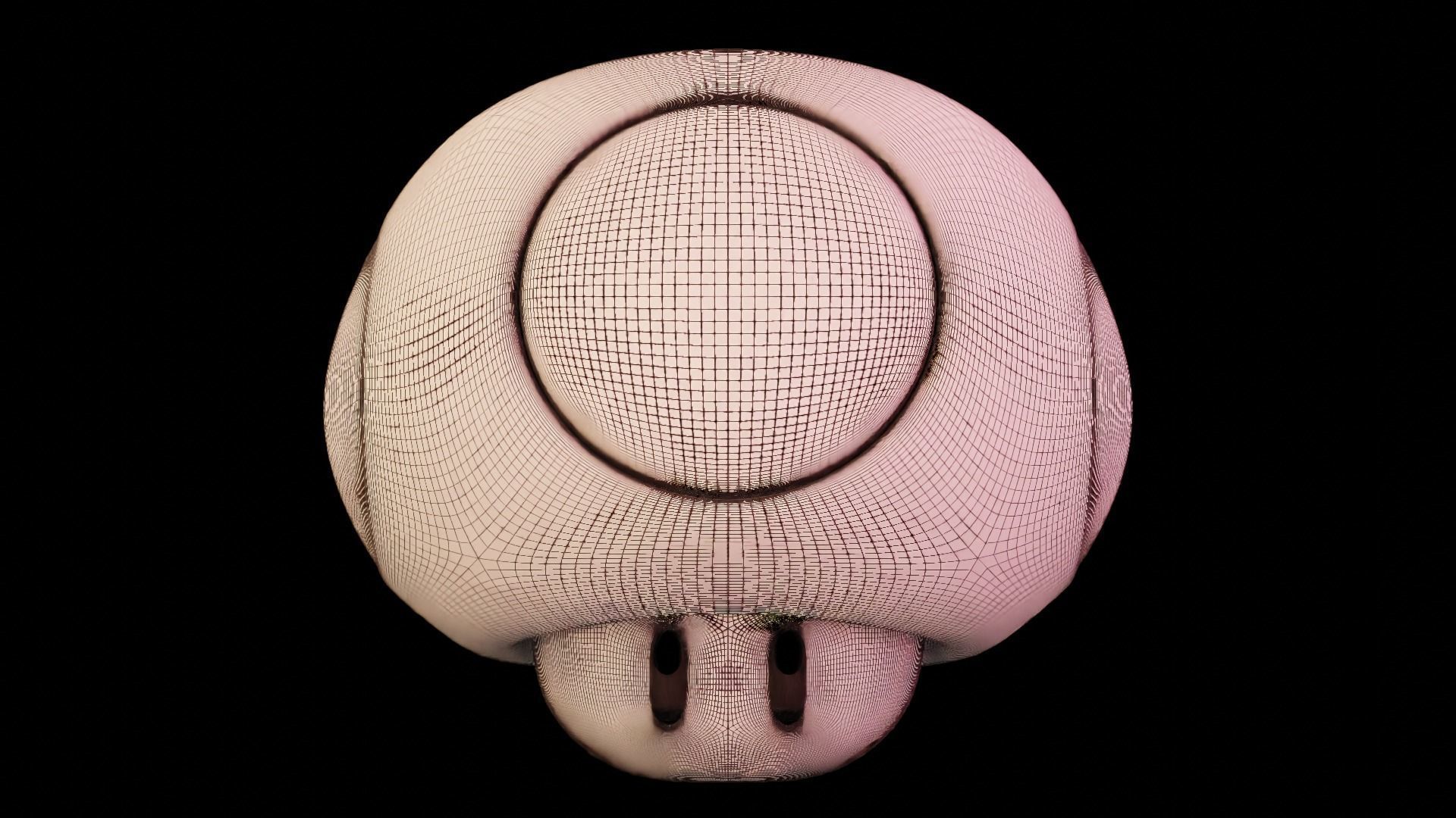 Mushroom Mario 3D model_8