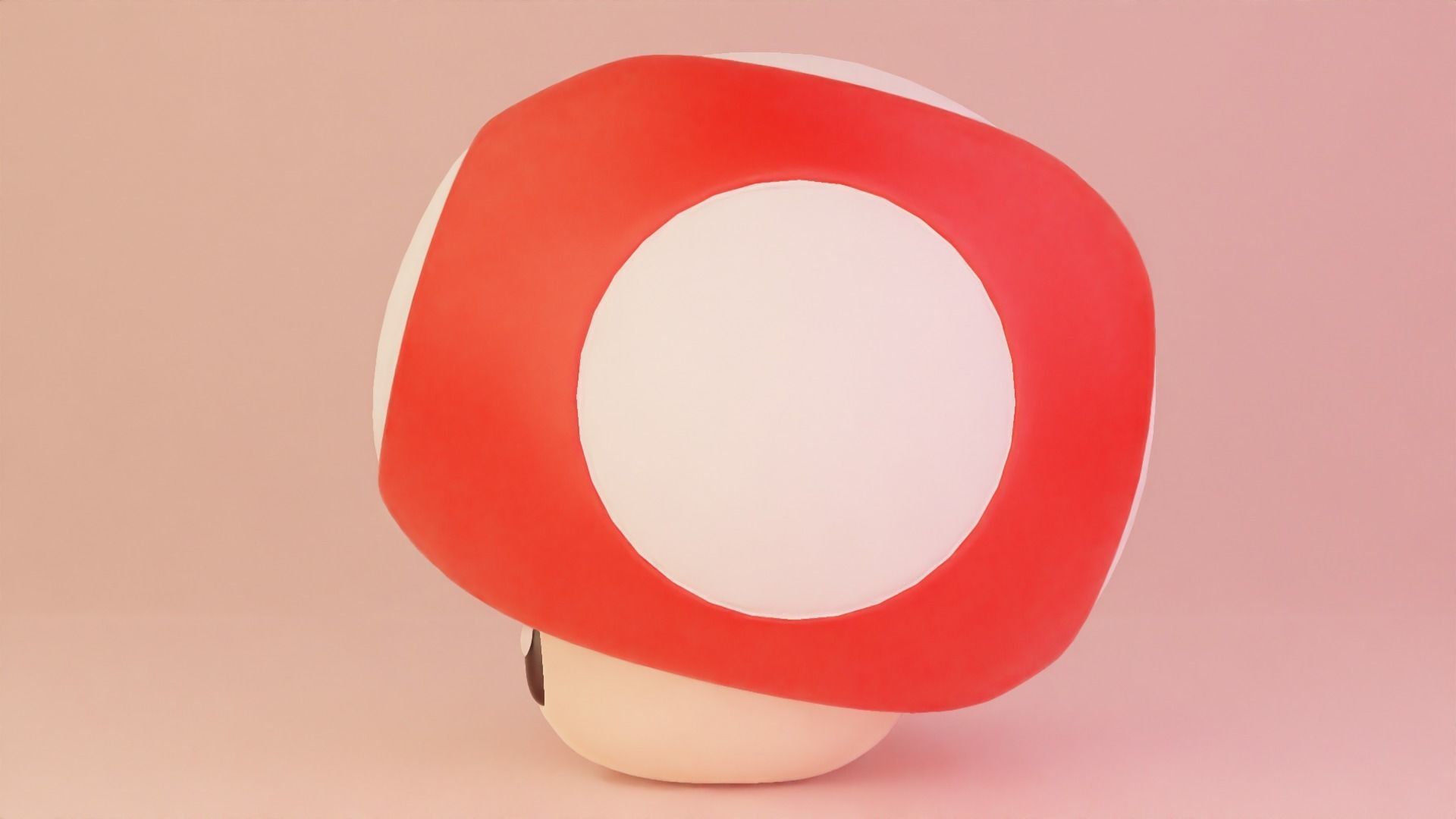 Mushroom Mario 3D model_2