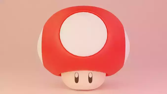 Mushroom Mario 3D model