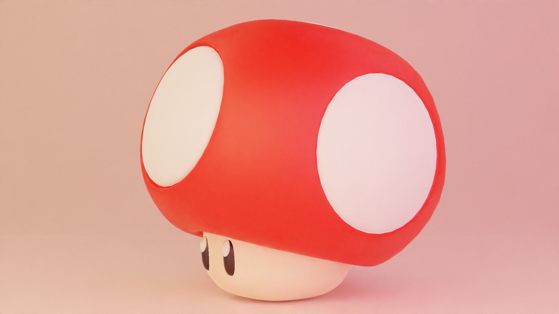 Mushroom Mario 3D model_1