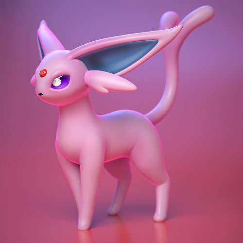 ESPEON POKEMON 3D model 3D printable | CGTrader